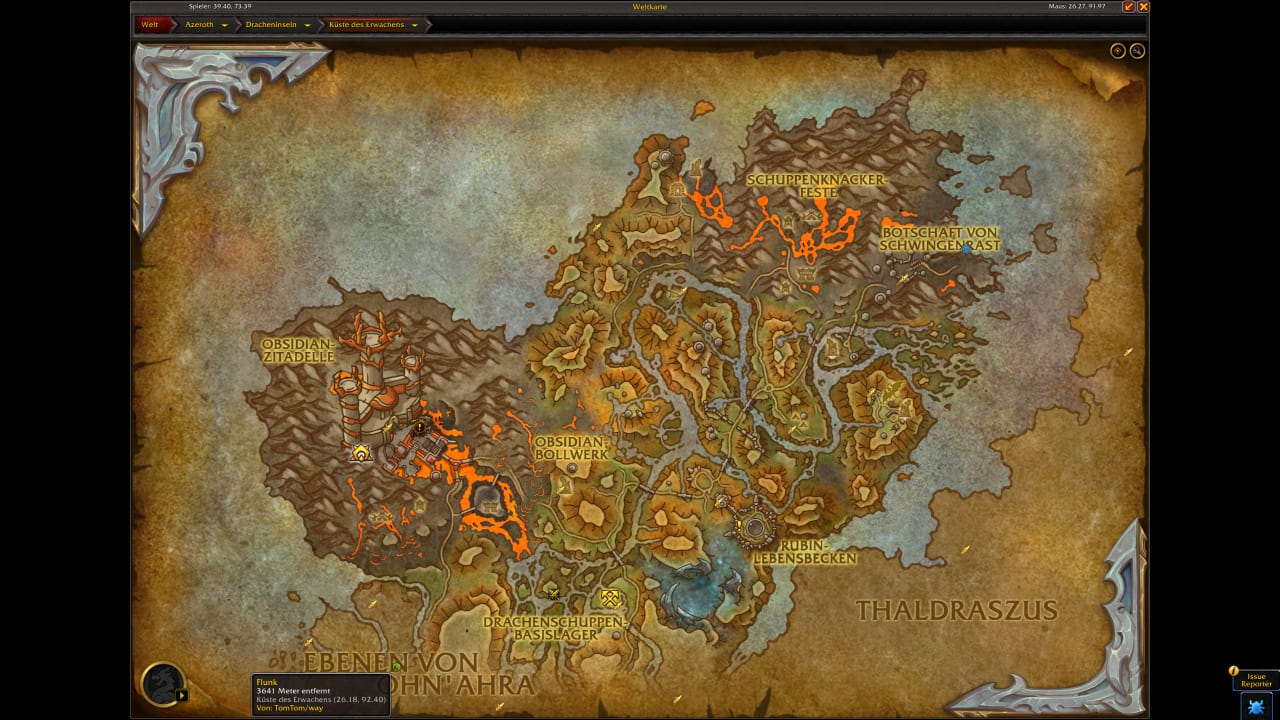 Flunk Haustierkampf Karte - World of Warcraft